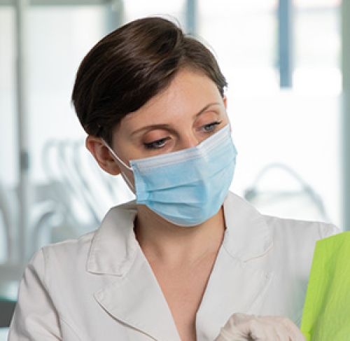 MASCHERINE CHIRURGICHE DISPOTECH CON ELASTICO Prodotti odontoiatrici DENTAL PROVIDES a Andria