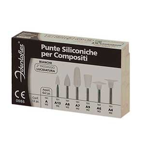 IDENTOFLEX GOMMINI BIANCHI Frese e abrasivi Prodotti odontoiatrici DENTAL PROVIDES a Andria